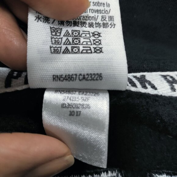 Vintage PINK Victoria's Secret Black Quarter-Zip Logo Pullover Sweatshirt Size S - Picture 11 of 15